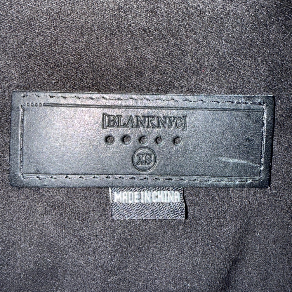 Blank NYC Black Faux Suede Jacket XS - Picture 4 of 5